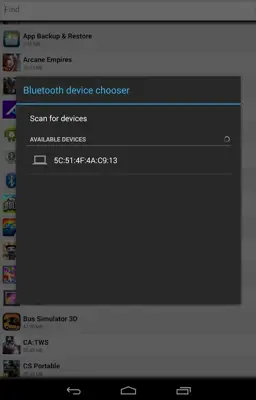 Bluetooth App Sender android App screenshot 1