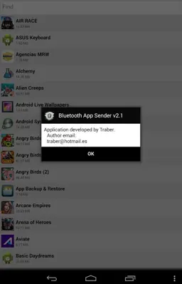 Bluetooth App Sender android App screenshot 3